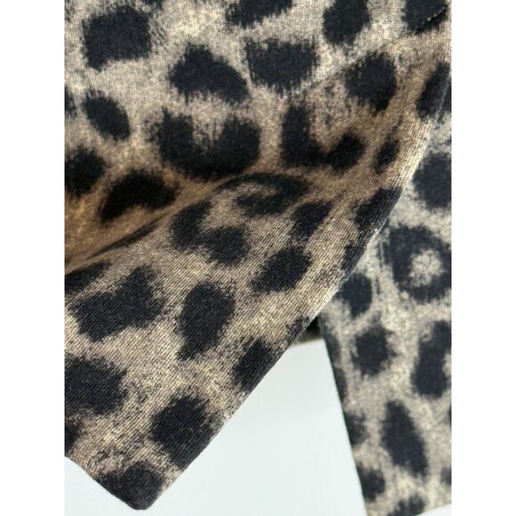 Cabi Skirt Womens Leopard Animal Print Pencil Size 6 S Tan Black Stretch Career - Picture 7 of 11